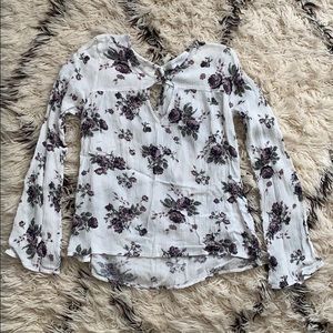 NOT FOR SALE Floral Flowy Long Sleeve Blouse